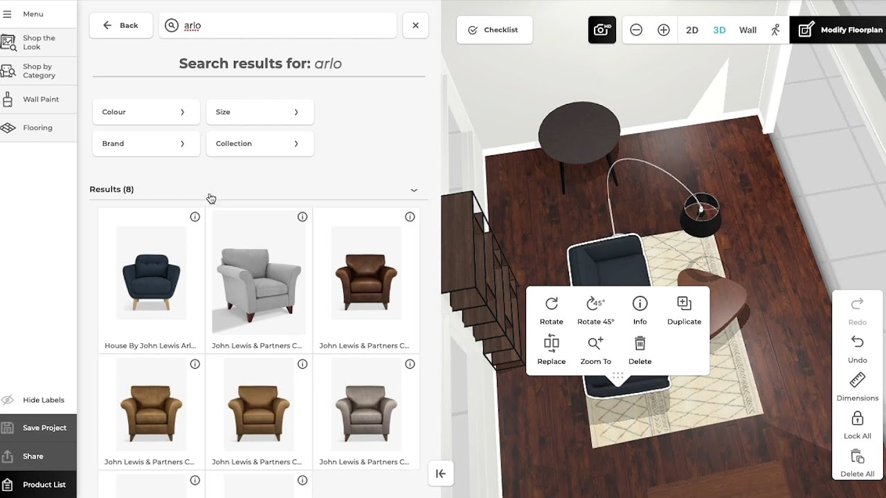 John Lewis & Partners selects Marxent 3D Room Planner and 3D renders for its virtual interior design appointments