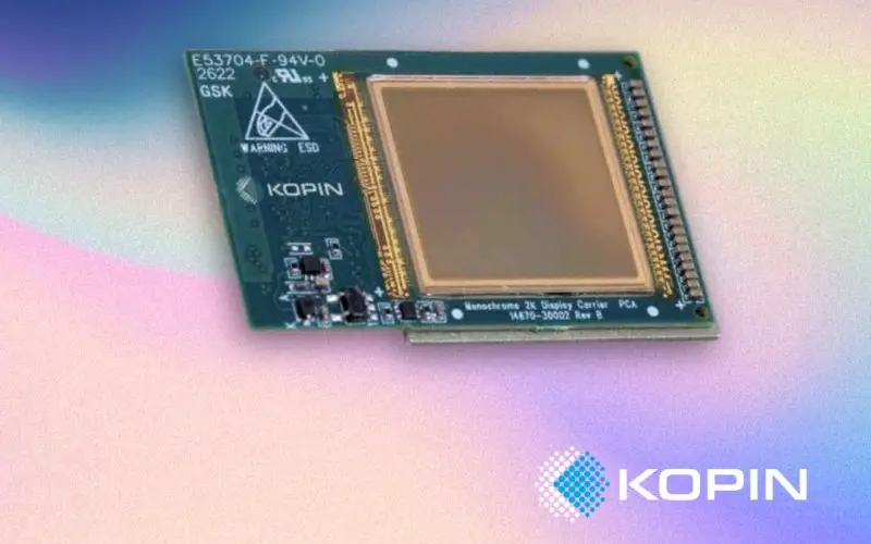 Kopin Secures $18.6 Million Sole-Source IBAS Award for Color MicroLED Microdisplays